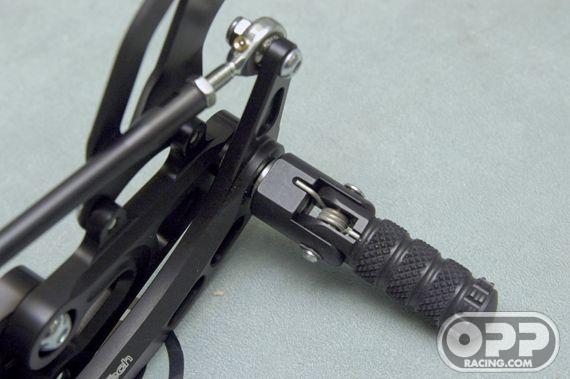  LighTech Rearsets with Folding Foot Pegs - Yamaha R6 2006-2008 image