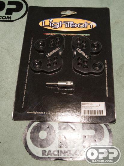  LighTech Rearsets Adapter Plates - Suzuki GSXR1000 2005-2006 image