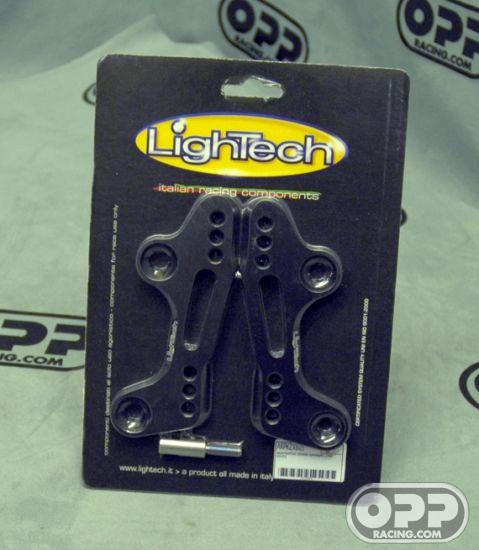  LighTech Rearsets Adapter Plates - Kawasaki ZX6R 2005-2008 image