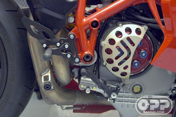  LighTech Rearsets with Fixed Foot Pegs - Ducati 1098 2007-2008 & 848 2008 image