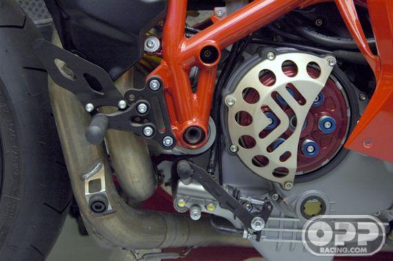  LighTech Rearsets with Fixed Foot Pegs - Ducati 1098 2007-2008 & 848 2008 image