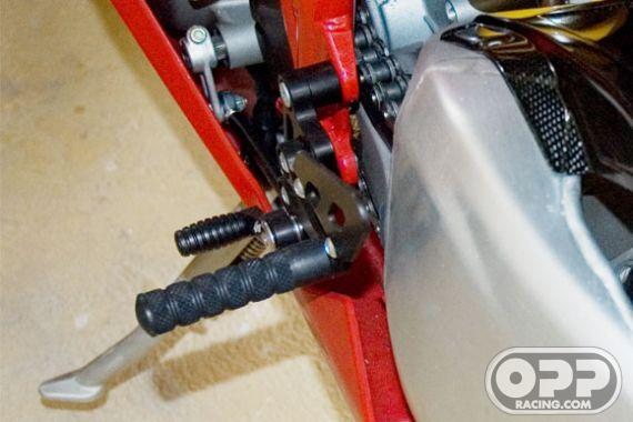  LighTech Rearsets with Fixed Foot Pegs - Ducati 1098 2007-2008 & 848 2008 image