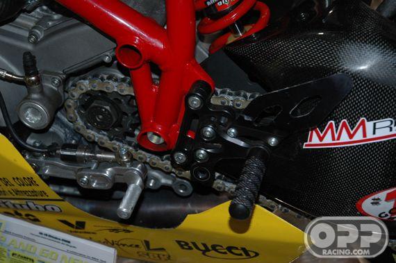  LighTech Rearsets with Fixed Foot Pegs - Ducati 1098 2007-2008 & 848 2008 image