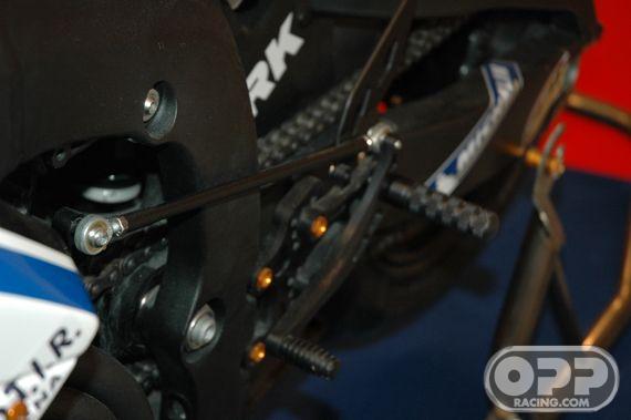  LighTech Rearsets with Fixed Foot Pegs - Honda CBR600RR 2007-2008 image