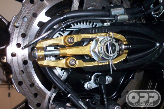 Gilles Tooling SBK Chain Adjusters ZX14 06-08 & Z1000 07-08 image
