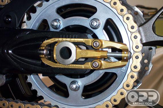  Gilles Tooling SBK Chain Adjusters ZX14 06-08 & Z1000 07-08 image