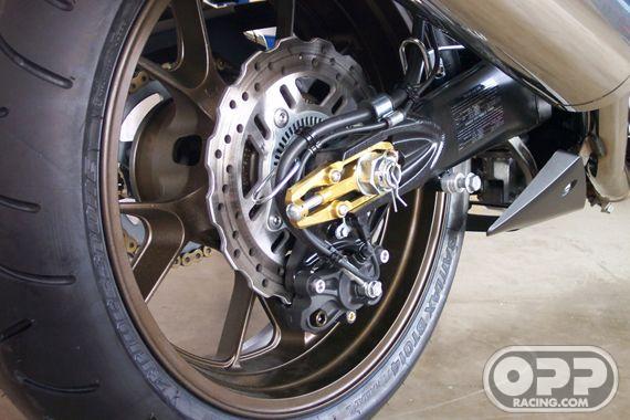  Gilles Tooling SBK Chain Adjusters ZX14 06-08 & Z1000 07-08 image