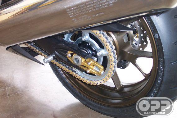  Gilles Tooling SBK Chain Adjusters ZX14 06-08 & Z1000 07-08 image