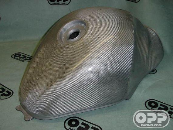 Titanium Silver - Fuel Tank for OEM Style Cap - Hayabusa 2001-2007 image