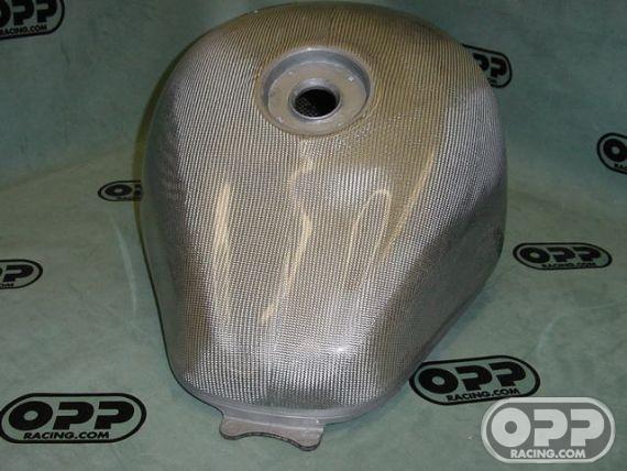 Titanium Silver - Fuel Tank for OEM Style Cap - Hayabusa 2001-2007 image