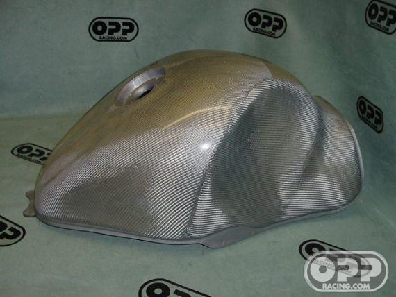 Titanium Silver - Fuel Tank for OEM Style Cap - Hayabusa 2001-2007 image