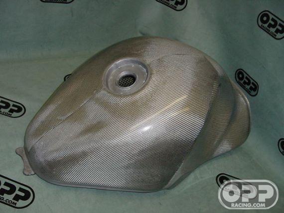 Titanium Silver - Fuel Tank for OEM Style Cap - Hayabusa 2001-2007 image