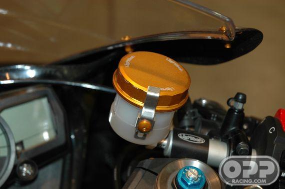  LighTech Front Brake Reservoir Cover - Suzuki GSXR 1000 2005-2008 image