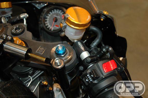  LighTech Front Brake Reservoir Cover - Suzuki GSXR 1000 2005-2008 image