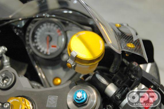  LighTech Front Brake Reservoir Cover - Suzuki GSXR 1000 2005-2008 image