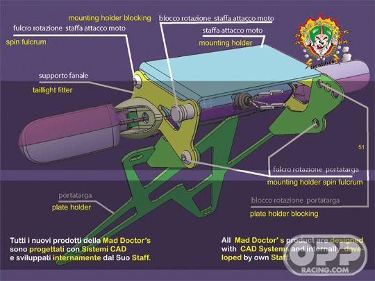  Mad Doctor Full-Integrated Fender Eliminator - Yamaha R6 2003-2005 image