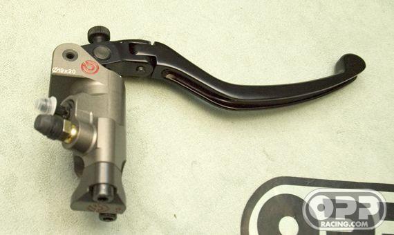  Brembo 19x20 Billet Folding Brake Master Cylinder image