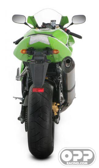  Akrapovic Evolution Exhaust - Kawasaki ZX10R 2004-2005 (Carbon-Hex Cannister EVO-2) image