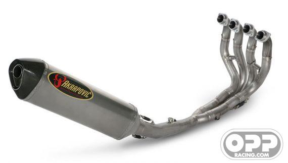  Akrapovic Evolution Exhaust - Kawasaki ZX10R 2004-2005 (Carbon-Hex Cannister EVO-2) image