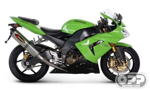  Akrapovic Evolution Exhaust - Kawasaki ZX10R 2004-2005 (Titanium-Hex Cannister EVO-2) image