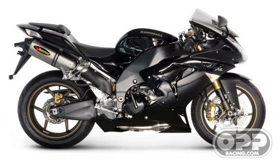  Akrapovic Evolution Exhaust - Kawasaki ZX10R 2006-2007 (Titanium-Hex Cannister) image