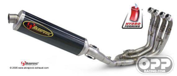 Akrapovic Racing Exhaust - Suzuki GSXR1000 2005-2006 (Carbon-Hex Cannister) image