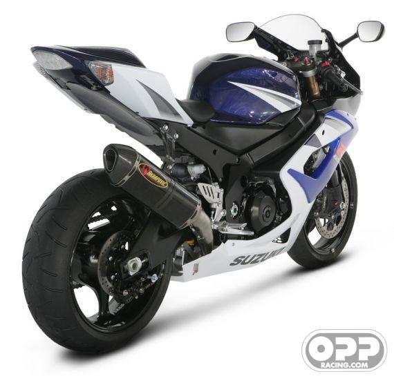  Akrapovic Racing Exhaust - Suzuki GSXR1000 2005-2006 (Carbon-Hex Cannister) image