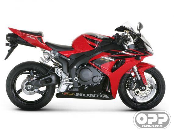  Akrapovic Slip-on Exhaust - Honda CBR1000RR 2006-2007 (Carbon-Hex Cannister) image