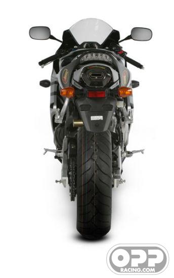  Akrapovic Slip-on Exhaust - Honda CBR600RR 2005-2006 (Carbon-Hex Cannister) image