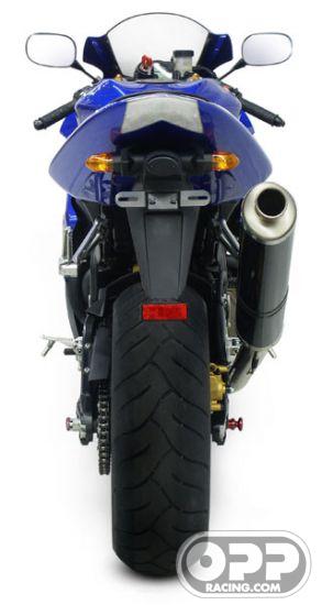  Akrapovic Slip-on Exhaust - Kawasaki ZX10R 2004-2005 (Carbon-Hex Cannister) image