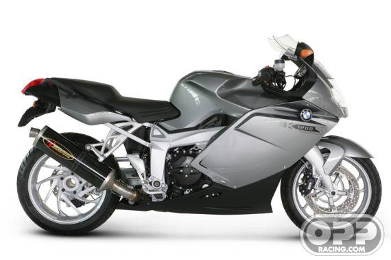  Akrapovic Slip-on Exhaust - BMW K1200S/R 2005 (Carbon-Oval Cannister) image