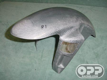 Titanium Silver - Front Fender Vented - R1 2002-2008 & R6 2005 image
