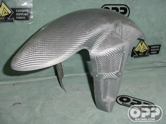 Titanium Silver - Front Fender Vented - R1 2002-2008 & R6 2005 image