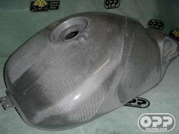 Titanium Silver - MacMoto Series - Fuel Tank for OEM Cap - RC51 SP1/SP2 2000-2006 image