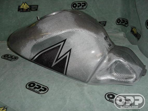 Titanium Silver - MacMoto Series - Fuel Tank for OEM Cap - RC51 SP1/SP2 2000-2006 image