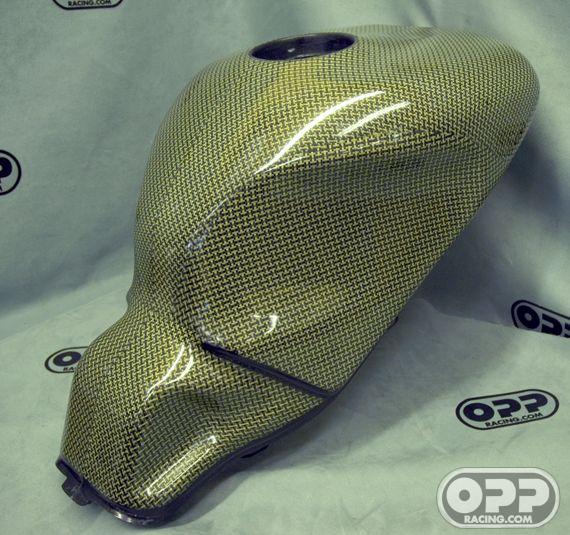 Carbon Kevlar - MacMoto Series - Fuel Tank for OEM Cap - RC51 SP1/SP2 2000-2006 image