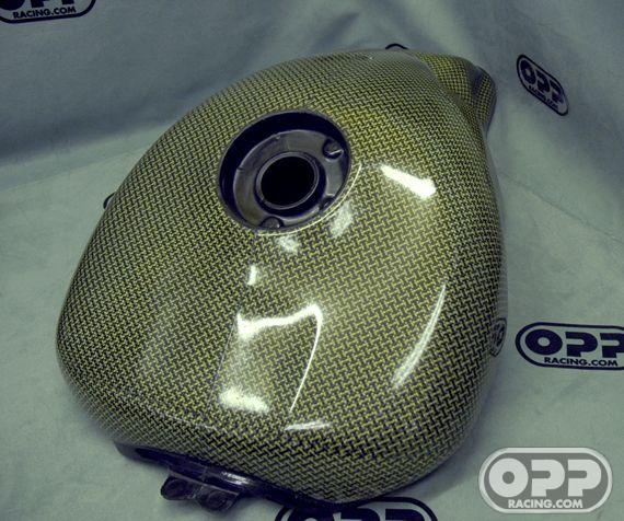 Carbon Kevlar - MacMoto Series - Fuel Tank for OEM Cap - RC51 SP1/SP2 2000-2006 image