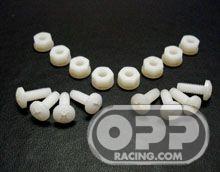  Zero Gravity Windscreen Fasteners - White Nylon (8 per pack) image