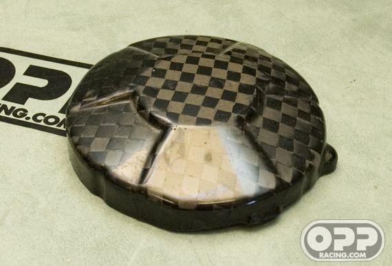 Carbon Fiber - Engine Cover - CBR600RR 2007-2008 image