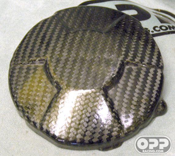 Carbon Fiber - Engine Cover - CBR600RR 2007-2008 image