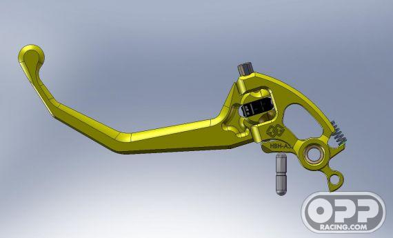 Gilles Tooling X-Treme Lever - Long Brake - Ducati 749-999 & 848-1098 image