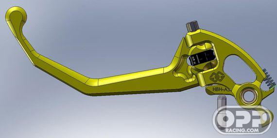  Gilles Tooling X-Treme Lever - Long Brake - Suzuki GSXR1000 2007-2008 image