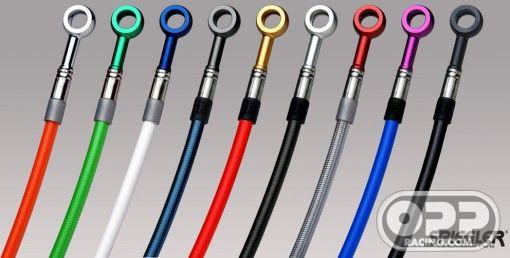  Spiegler Stainless Steel Brake Lines - Kawasaki ZX10R 2004-2005 (Rear Line Only) image