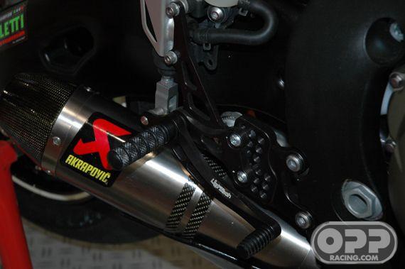  LighTech Rearsets with Fixed Foot Pegs - Honda CBR1000RR 2008-2009 image