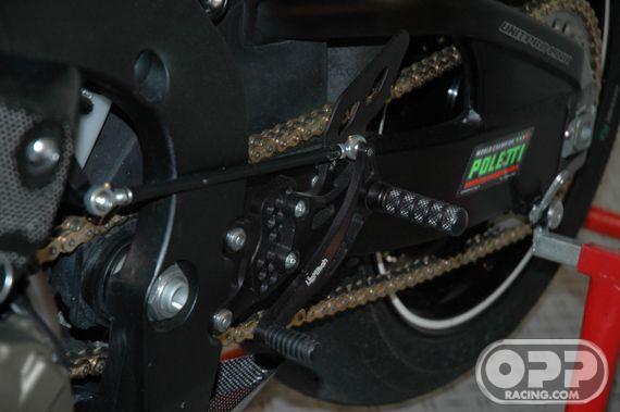  LighTech Rearsets with Fixed Foot Pegs - Honda CBR1000RR 2008-2009 image