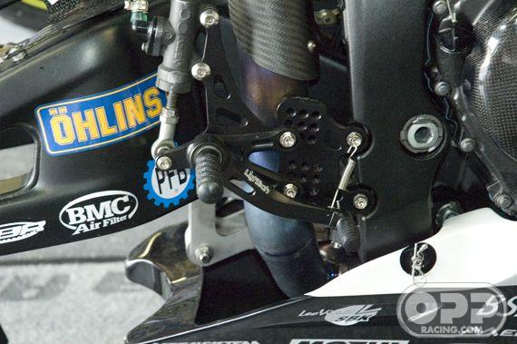  LighTech Rearsets with Fixed Foot Pegs - Honda CBR1000RR 2008-2009 image