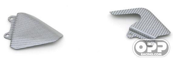 Titanium Silver - Heelguards Pair without Holes - MV Agusta F4 750-1000 image