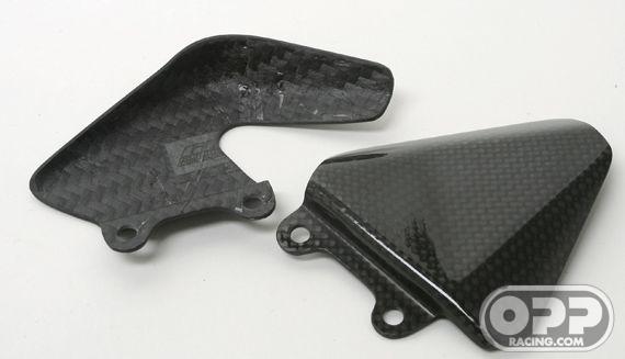 Carbon Fiber - Heelguards Pair without Holes - MV Agusta F4 750-1000 image