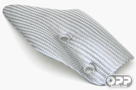 Carbon Fiber - Exhaust Mid-Pipe Heat Shield - MV Agusta F4 750-1000 image