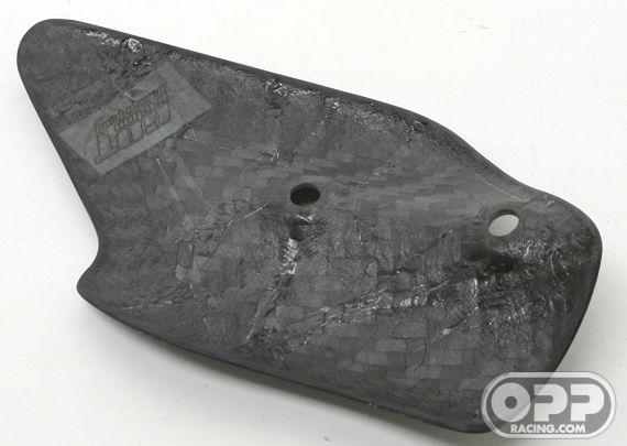 Carbon Fiber - Exhaust Mid-Pipe Heat Shield - MV Agusta F4 750-1000 image